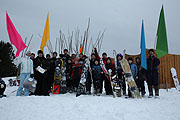 В Пермском крае священнослужитель помог организовать соревования по сноубордингу